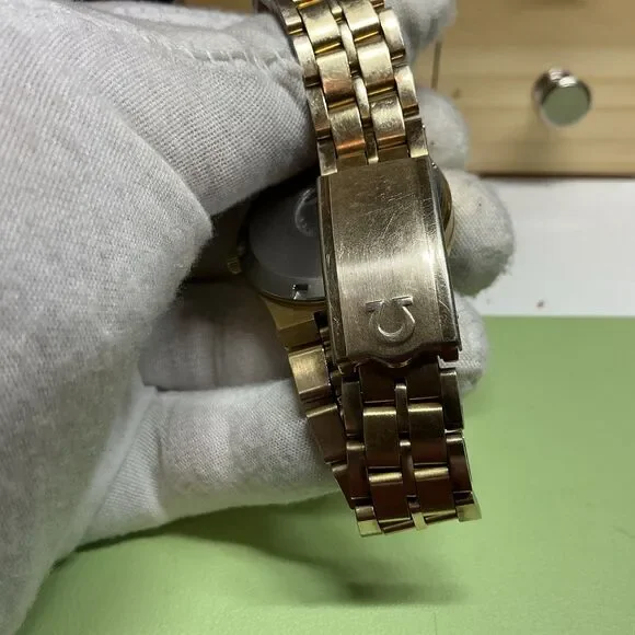 Omega Constellation Electronic f300hz Running OEM Bracelet And Crown
